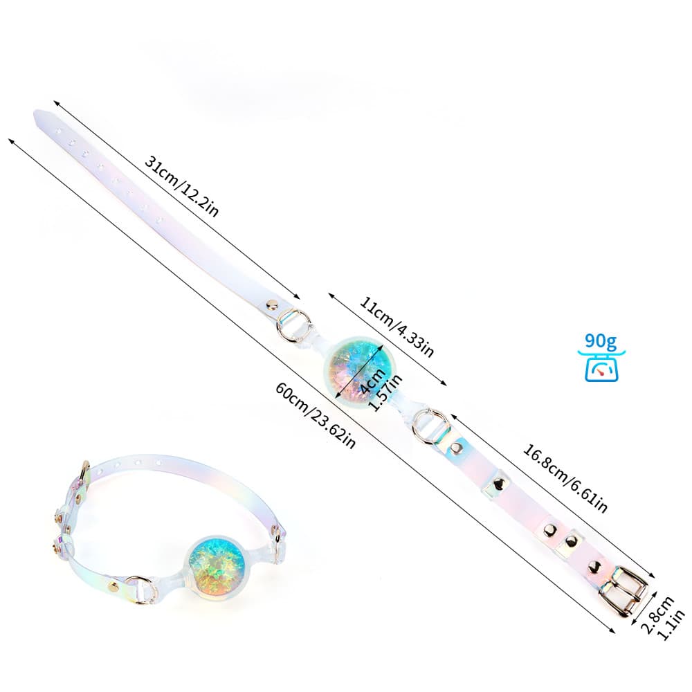 Colorful Crystal Ballgags