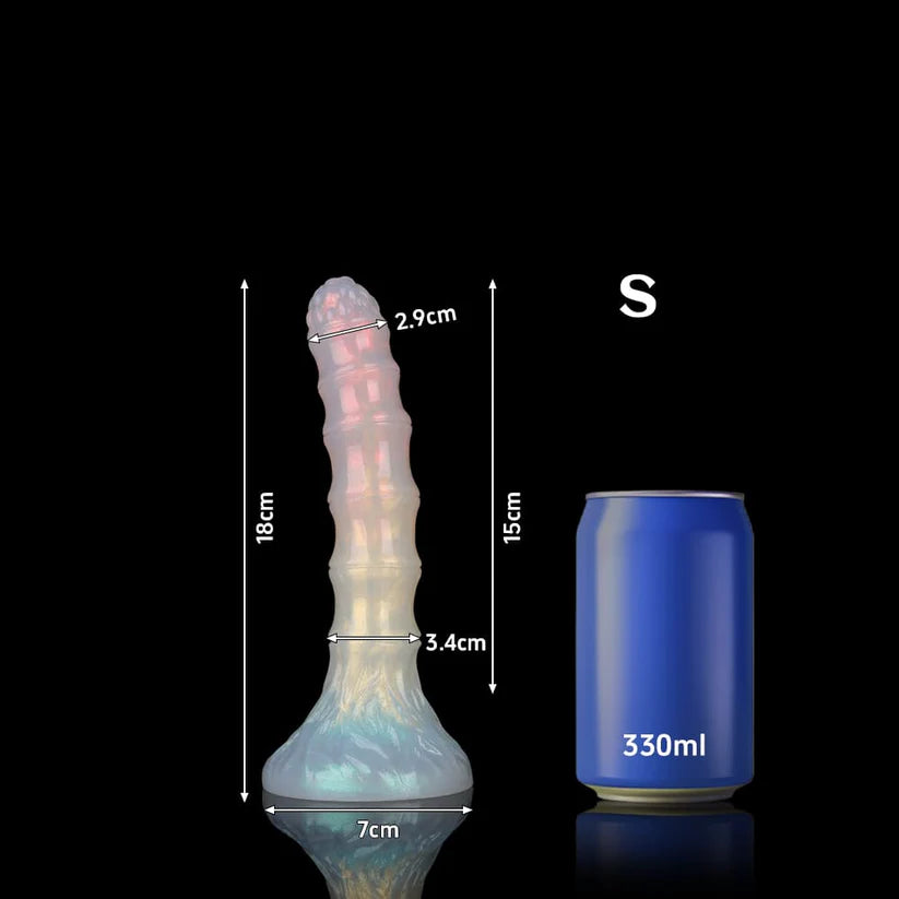 Knotdildo Bamboo-Inspired Dildo – Elegant Sculptural Design & Translucent Glow