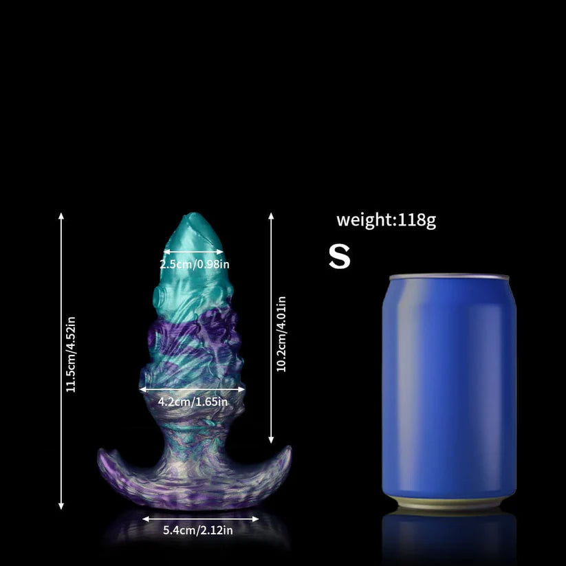 Knotdildo Starry Sky Gradient Blue Purple Butt Plugs – Premium Fantasy Toy