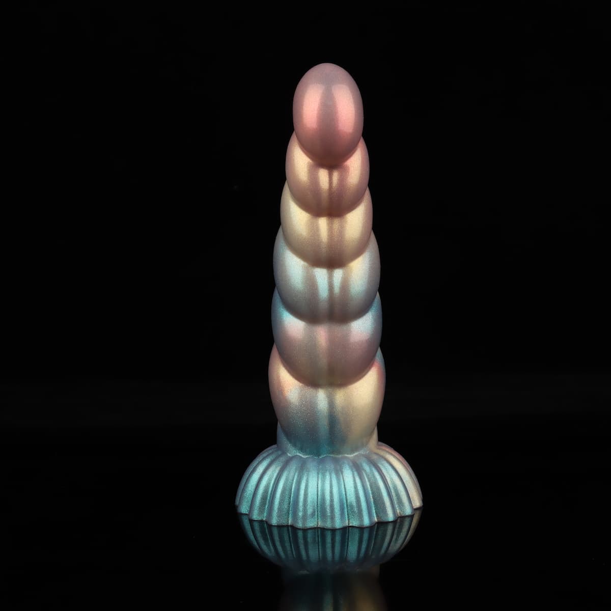 Twisted Rainbow Electric Dildo