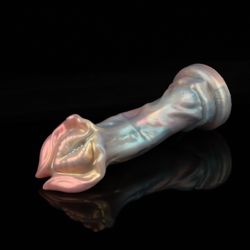 Knotdildo Cannibal Rainbow Electric Dildo – Vibrating Silicone Toy