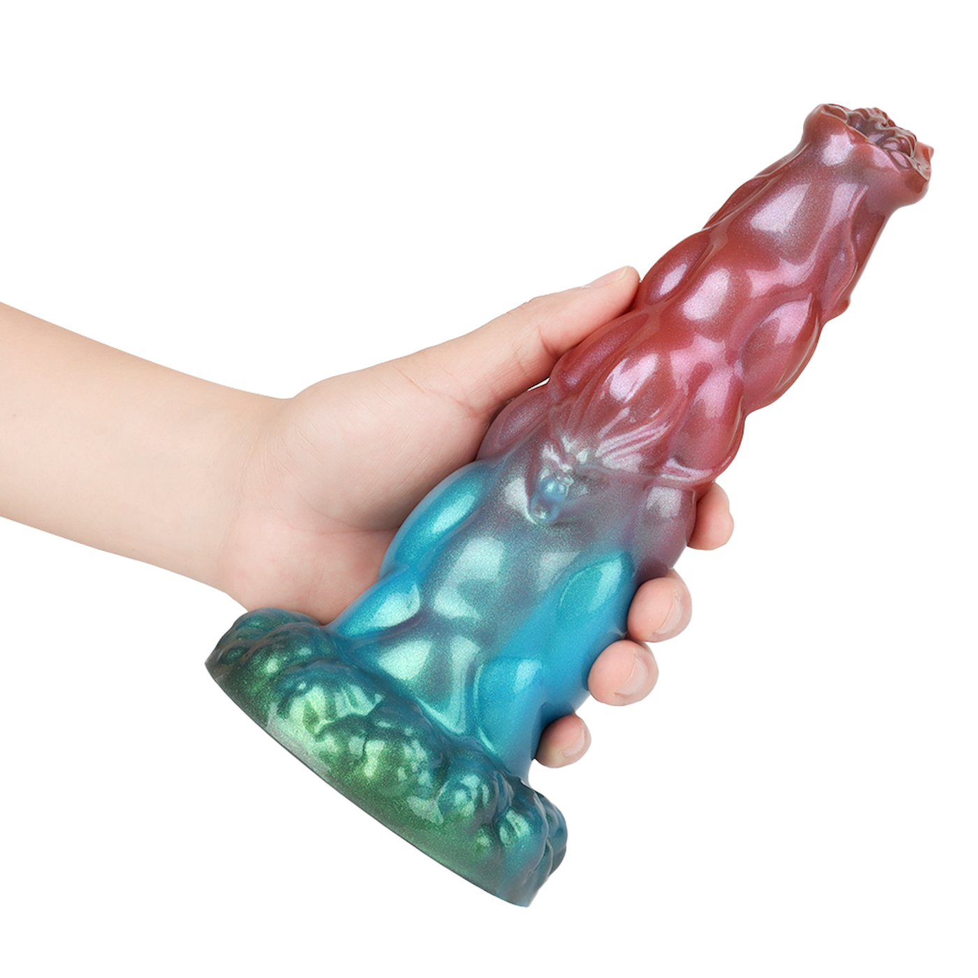 Sphinx Red Blue Green Electric Vibrating Dildo