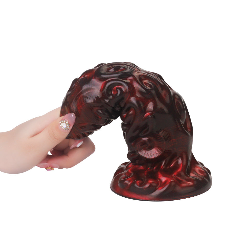 Knotdildo Aries Crimson Dildo – Zodiac Fantasy Silicone Toy
