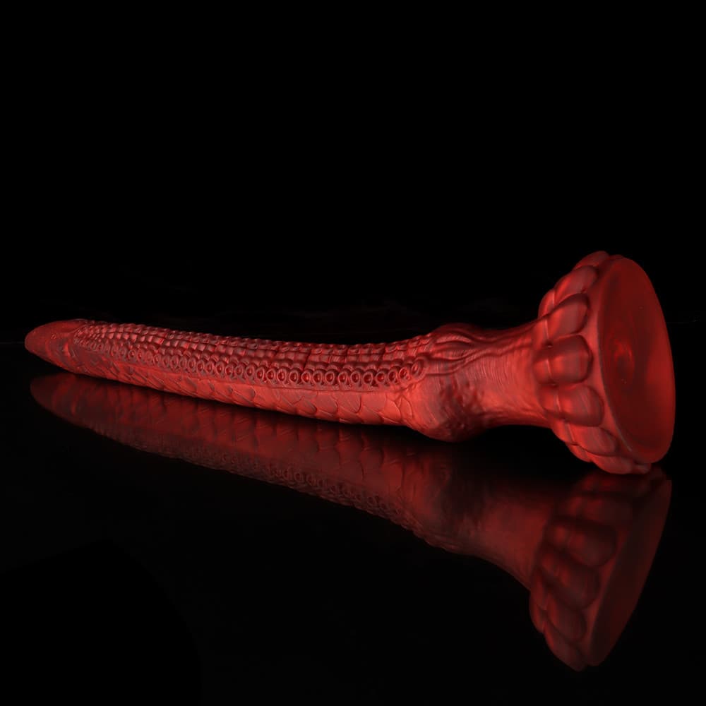 Knot Dildo Eel Crimson Tentacle Dildo for Ultimate Pleasure with realistic texture and design
