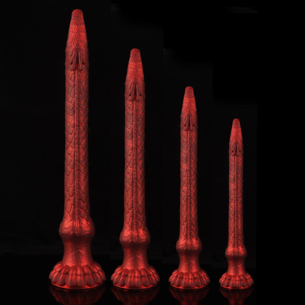 Knot Dildo Eel Crimson Tentacle Dildo for Ultimate Pleasure in various sizes for versatile experiences