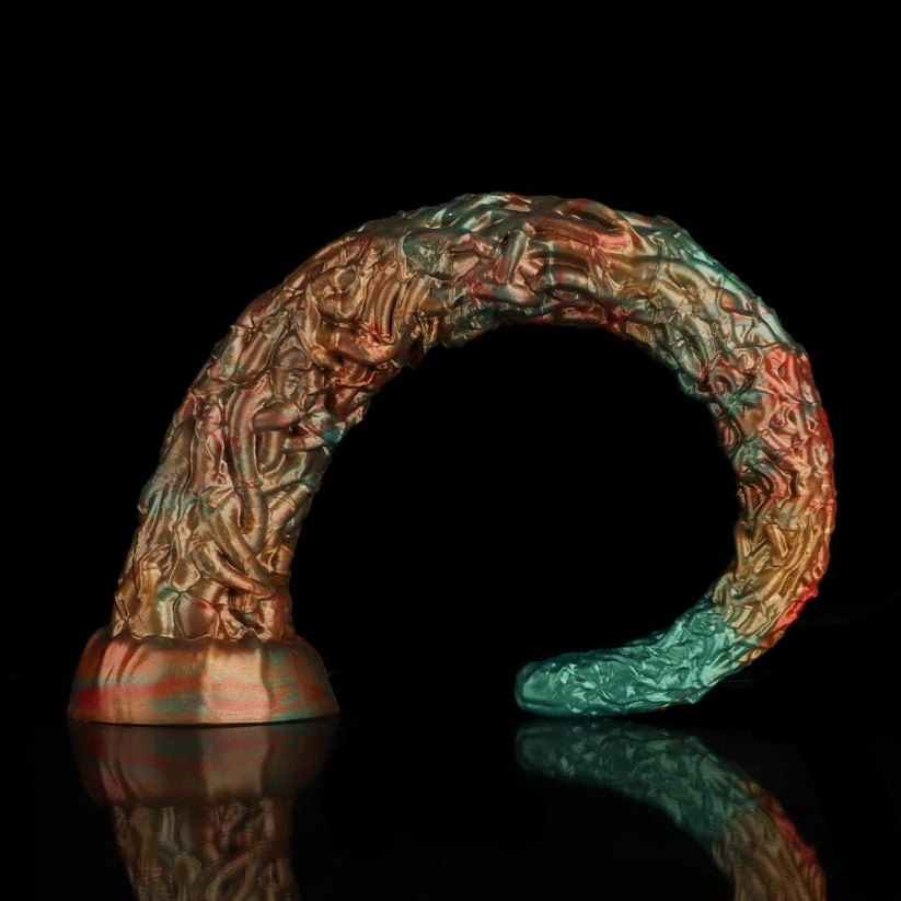 Knot Dildo Vine Green Tentacle Dildo for Ultimate Pleasure with detailed textures and realistic design