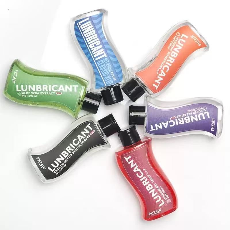 Variety of Lunbricant bottles including 200ml Water Based Lube Lasts Long & Easy to Clean for ultimate comfort