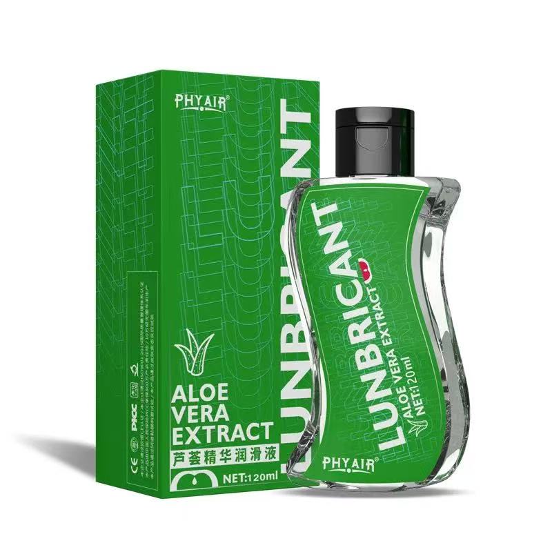 120ml Phyair Aloe Vera Extract Lubricant for Comfort and Ease, featuring 200ml Water Based Lube Lasts Long & Easy to Clean