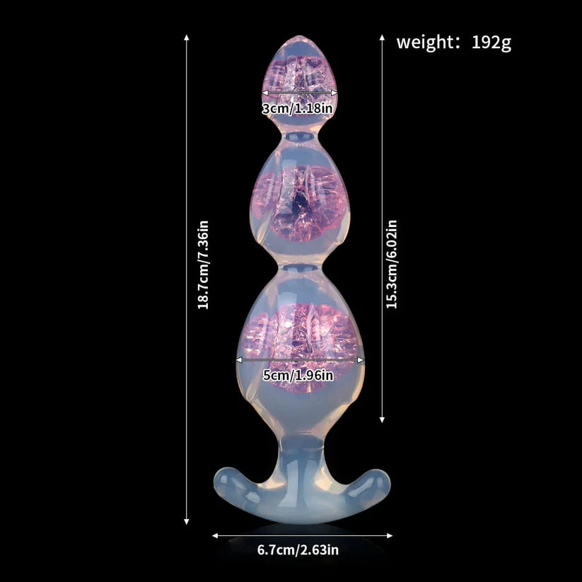 Knotdildo Crystal Silicone Plug – Smooth Design for Comfort & Style